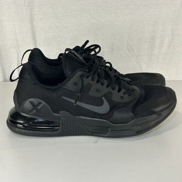 Nike Air Max Alpha Trainer 5 Triple Black Shoes DM0829-010 Men’s Sz 12 Sneaker - Picture 1 of 6